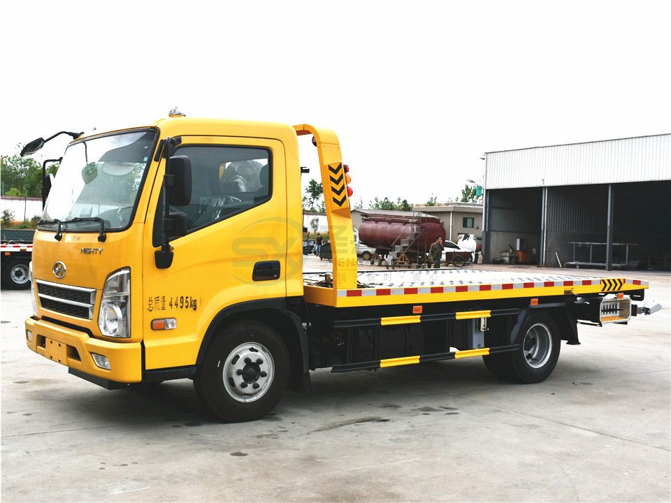 現代盛圖一拖二清障車