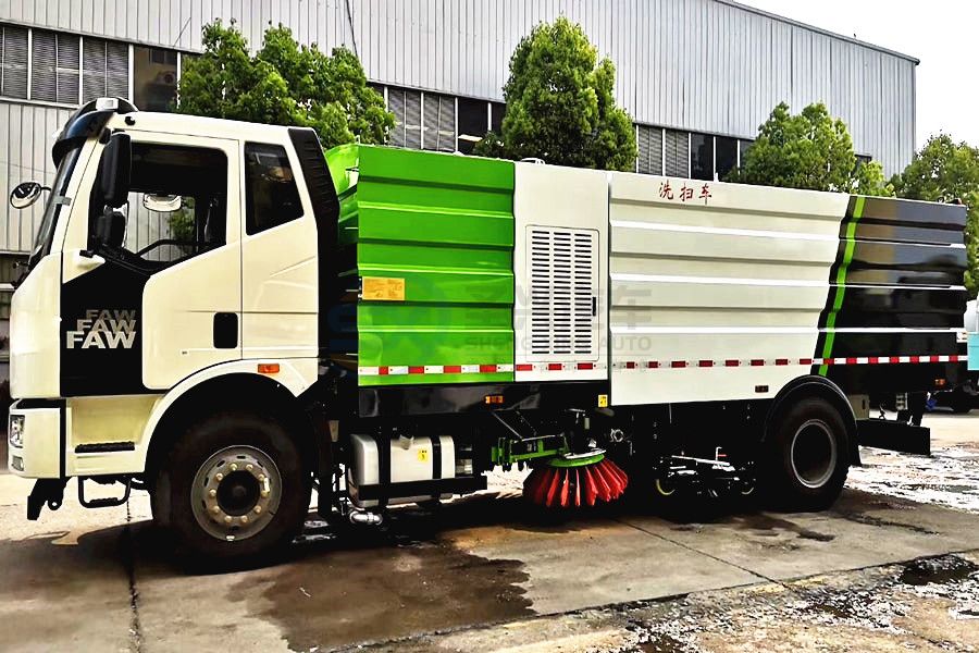 解放J6L型9+7方洗掃車