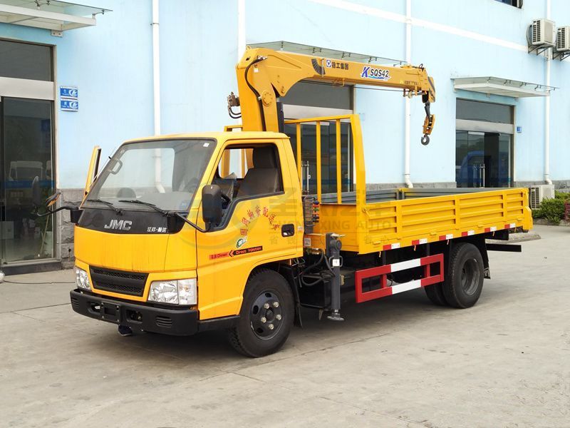 江鈴藍(lán)牌2噸二節(jié)、三節(jié)直臂隨車吊