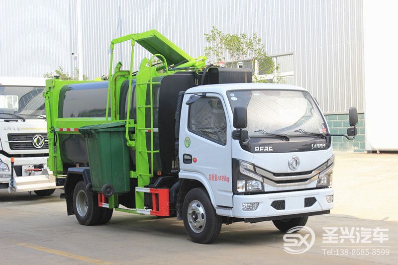 國六-東風(fēng)多利卡側(cè)裝壓縮式垃圾轉(zhuǎn)運(yùn)車
