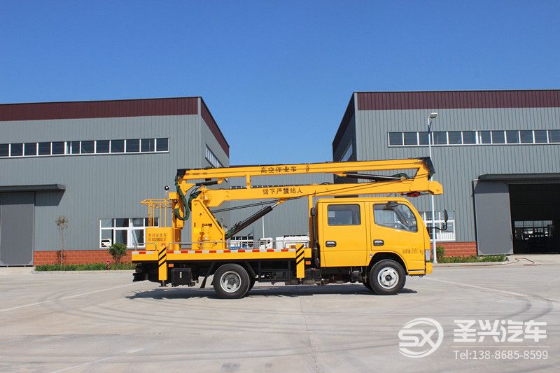東風多利卡雙排座16米高空作業(yè)車