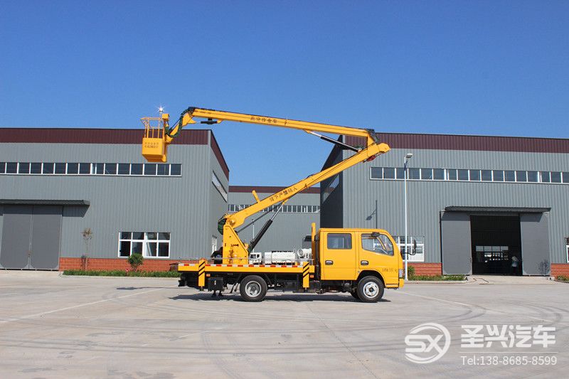 東風多利卡雙排座16米高空作業(yè)車