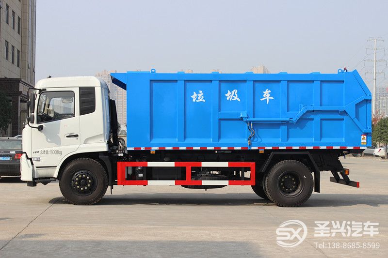 東風天錦對接式垃圾轉運車