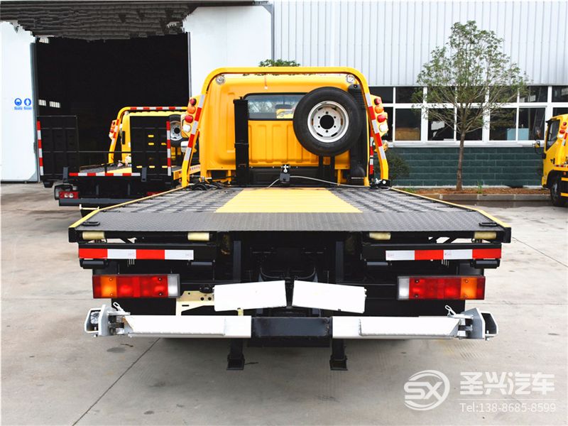 現代盛圖一拖二藍牌清障車