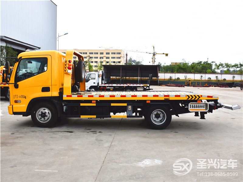 現代盛圖一拖二藍牌清障車