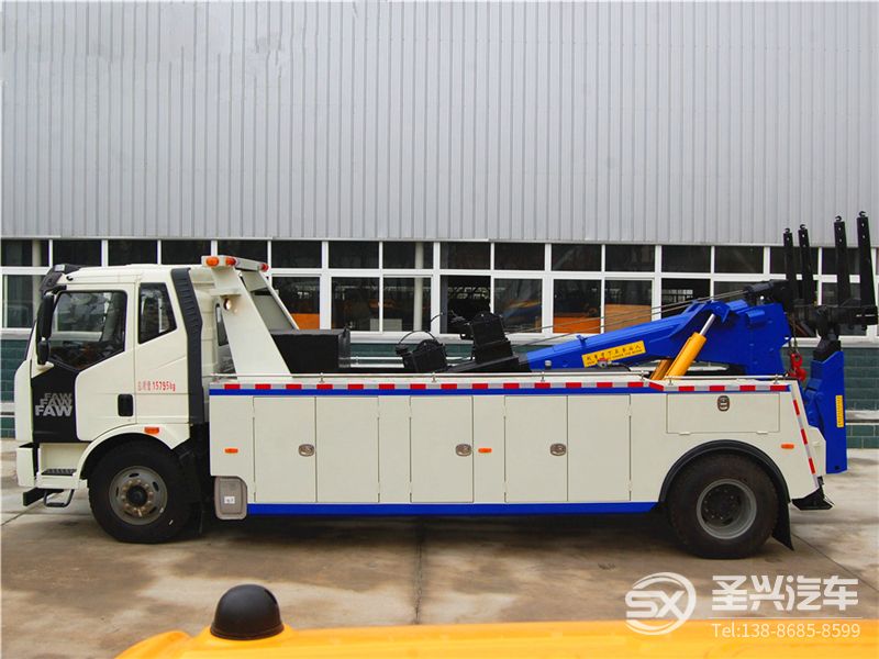 解放單橋拖吊聯體救援車