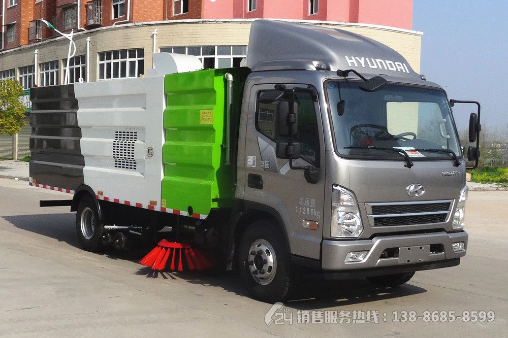 現代盛圖5+4方洗掃車