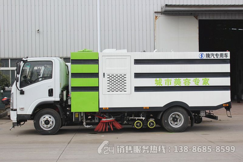 陜汽軒德X9系3+4方洗掃車