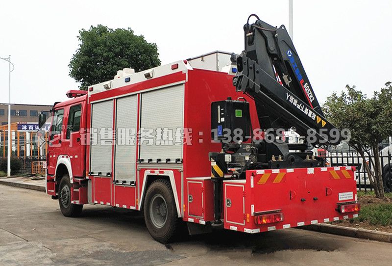 重汽豪沃搶險救援車火場應急救援車