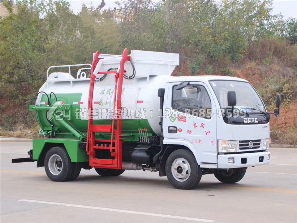 東風多利卡罐式4方餐廚垃圾車