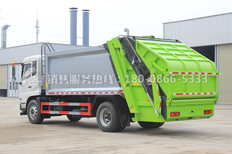 東風天錦12方后裝壓縮式垃圾車