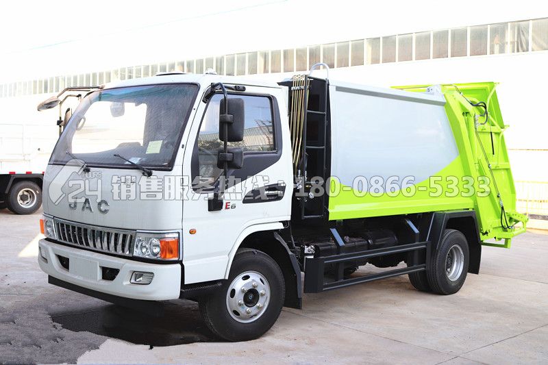 江淮駿鈴8方后裝壓縮式垃圾車