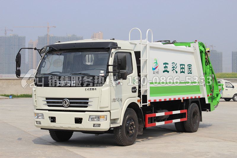 東風多利卡D7后裝8方壓縮垃圾車