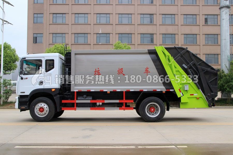 國六東風D9后裝壓縮式垃圾車