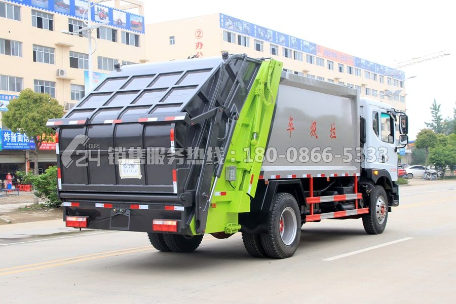 國六東風D9后裝壓縮式垃圾車