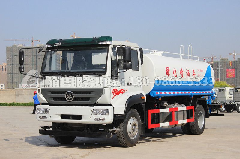 重汽斯太爾后單橋灑水車14立方
