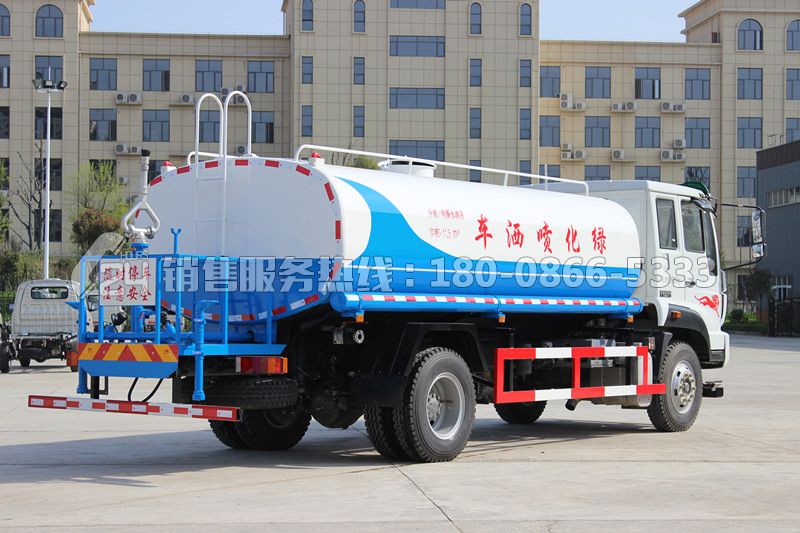 重汽斯太爾后單橋灑水車14立方