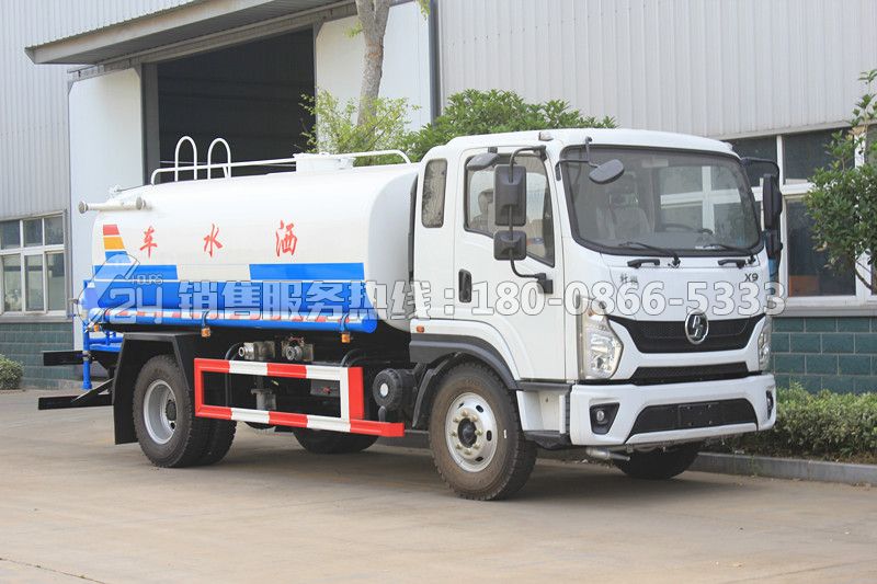 國六-陜汽軒德X9系新款10方灑水車