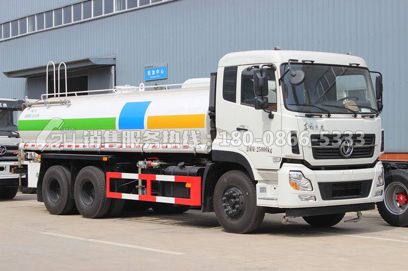 東風天龍后雙橋灑水車16立方