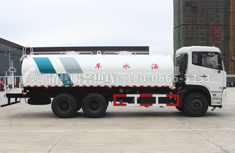 東風天龍后八輪18方灑水車