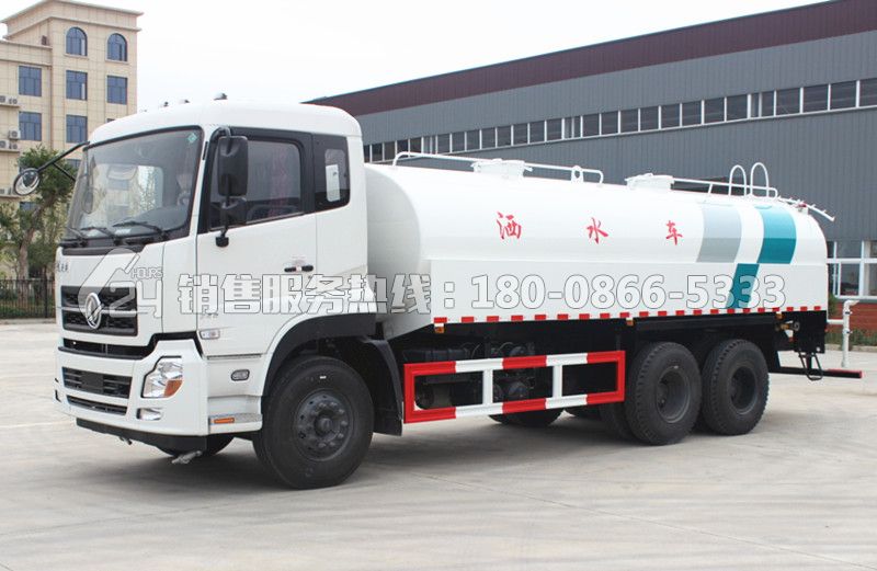 東風天龍后八輪18方灑水車