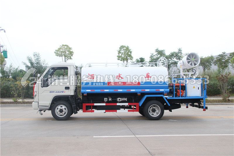 福田時代灑水車4方-帶30米霧炮