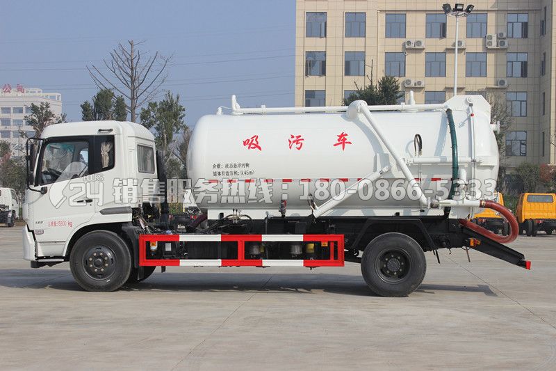 東風天錦12方吸污車