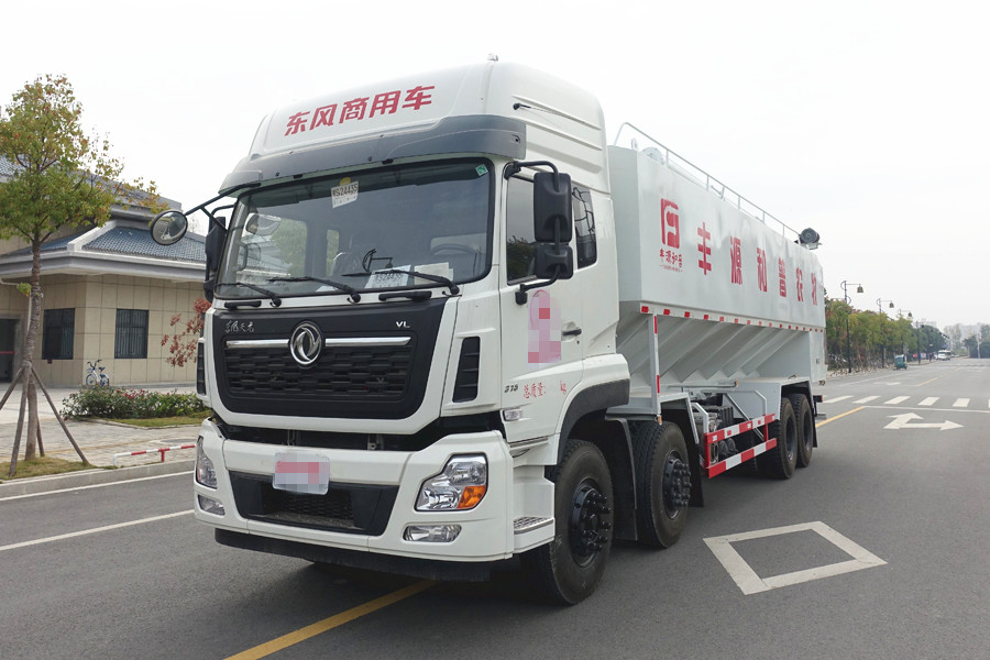 東風(fēng)天龍前四后八40方飼料運輸車