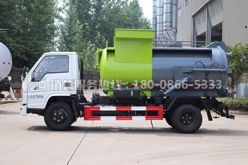 國六-江鈴順達罐式餐廚垃圾車4方