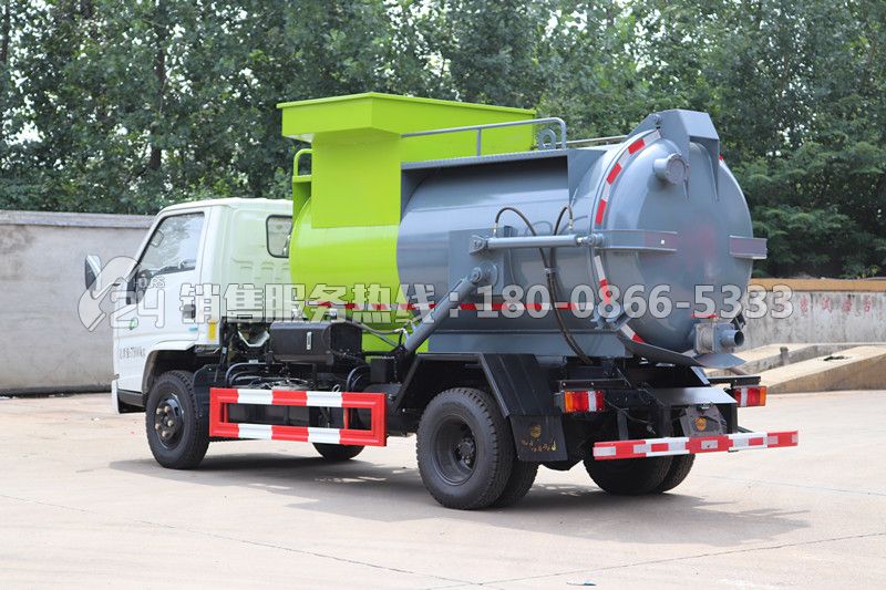 國六-江鈴順達罐式餐廚垃圾車4方