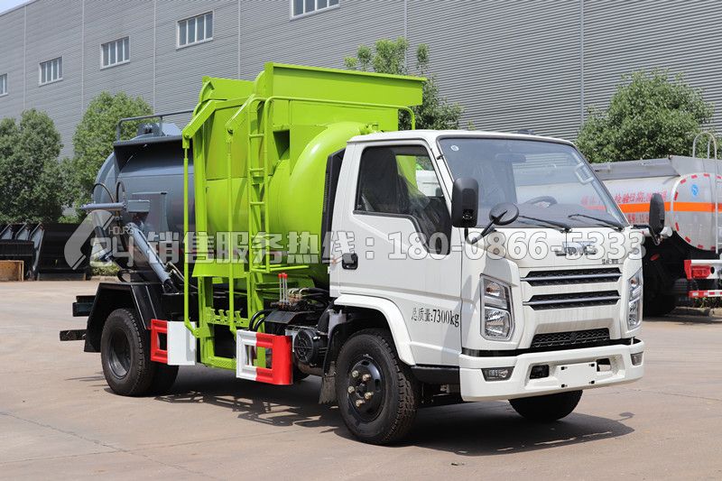 國六-江鈴順達罐式餐廚垃圾車4方