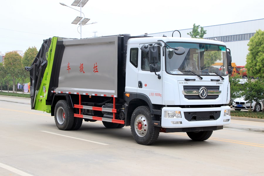 國六東風D9后裝壓縮式垃圾車