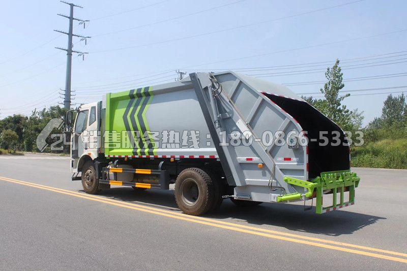 國六-解放J6L后裝14方壓縮式垃圾車