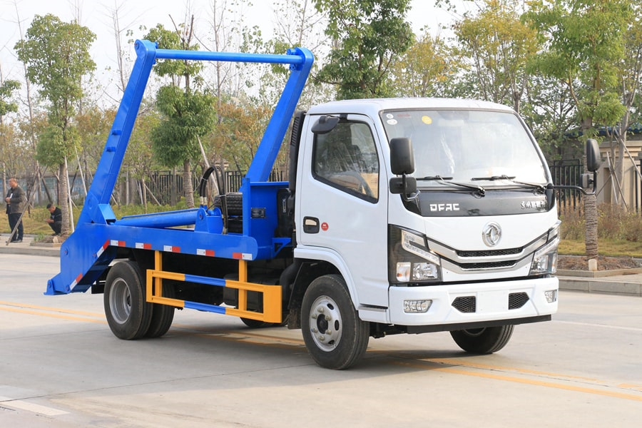 國(guó)六-東風(fēng)多利卡3噸擺臂垃圾車(chē)