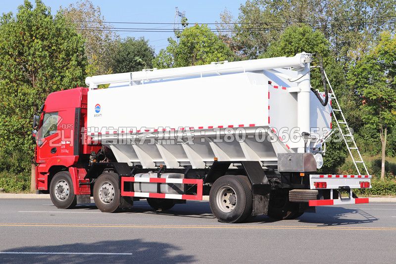 國六-徐工漢風G5前四后四飼料運輸車30方