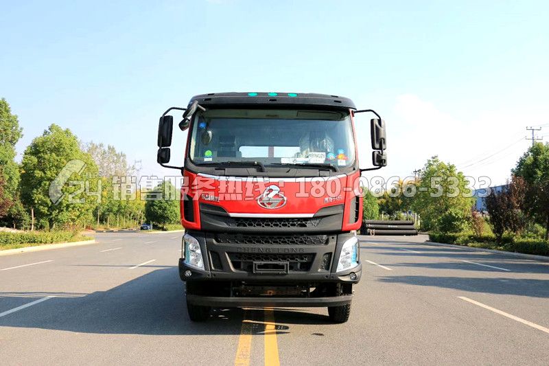 東風柳汽乘龍H5前四后八底平板車