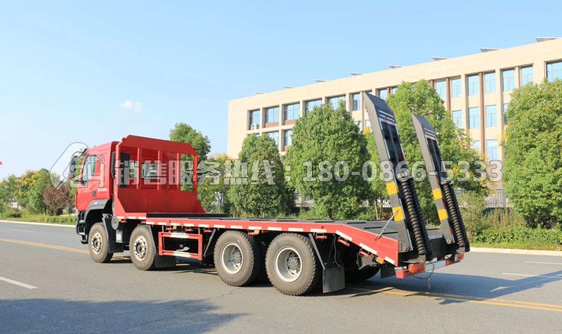 東風柳汽乘龍H5前四后八底平板車