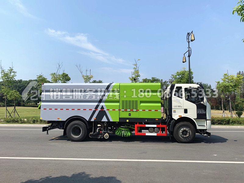 國(guó)六-解放J6L洗掃車9+7方