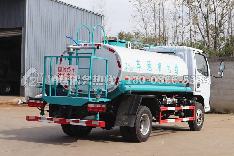 國六東風福瑞卡5噸灑水車