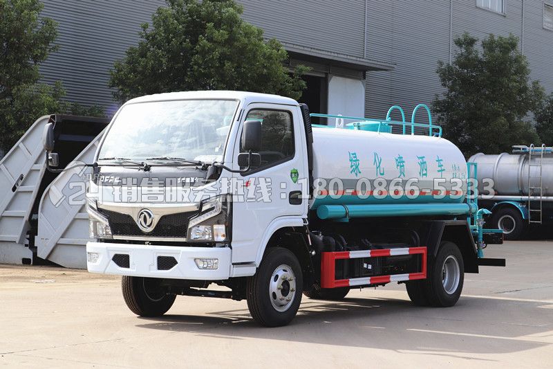 國六東風福瑞卡5噸灑水車