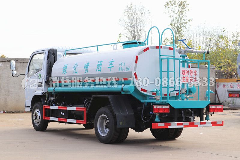 國六東風福瑞卡5噸灑水車