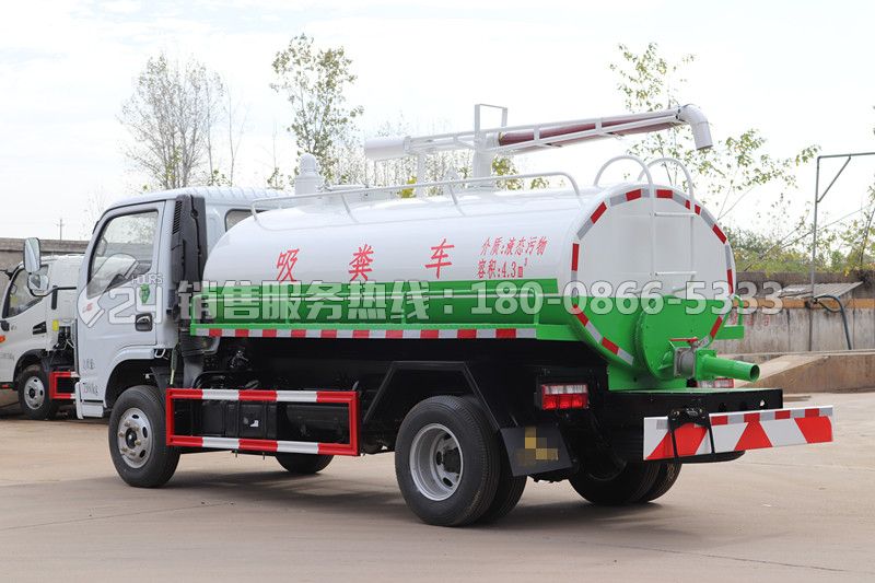 國六-東風福瑞卡5噸吸糞車