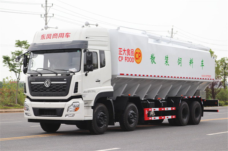 東風天龍前四后八散裝飼料車42方