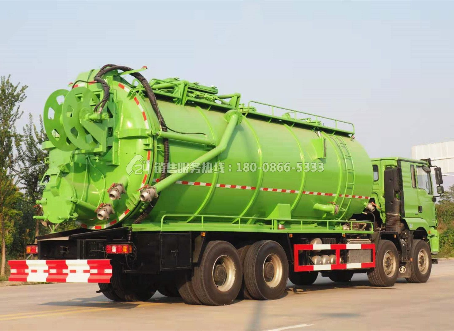 陜汽德龍M3000清洗吸污車34方