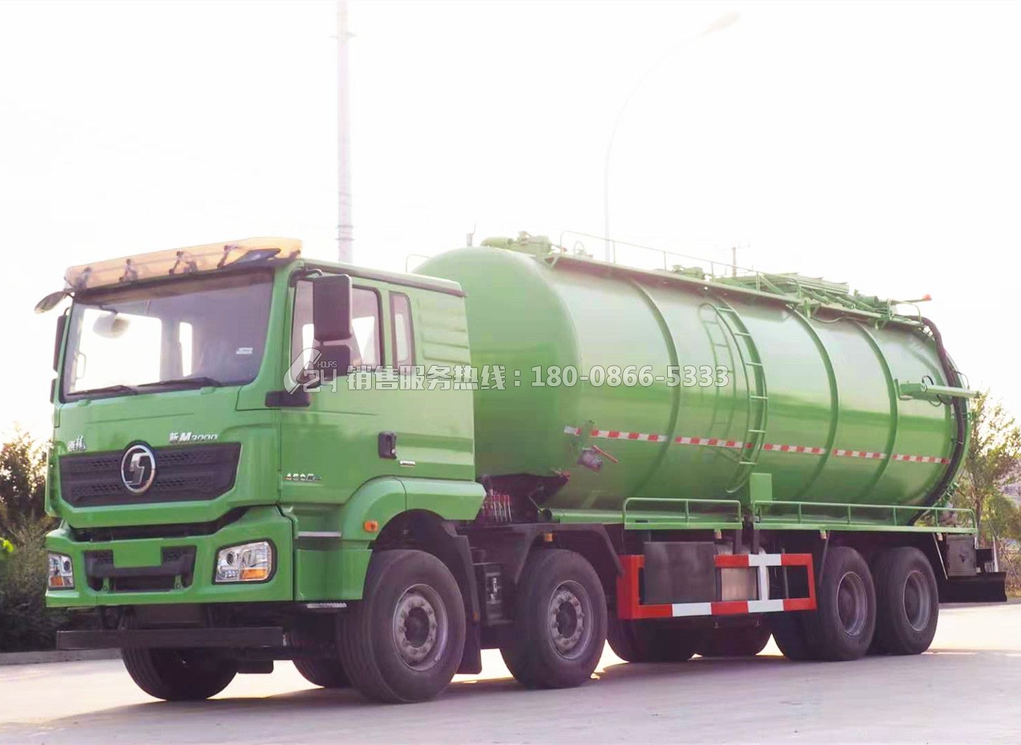 陜汽德龍M3000清洗吸污車34方