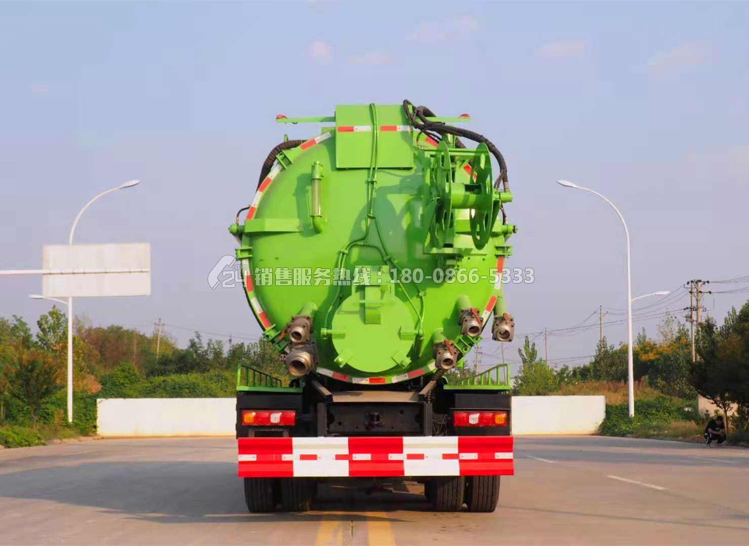 陜汽德龍M3000清洗吸污車34方