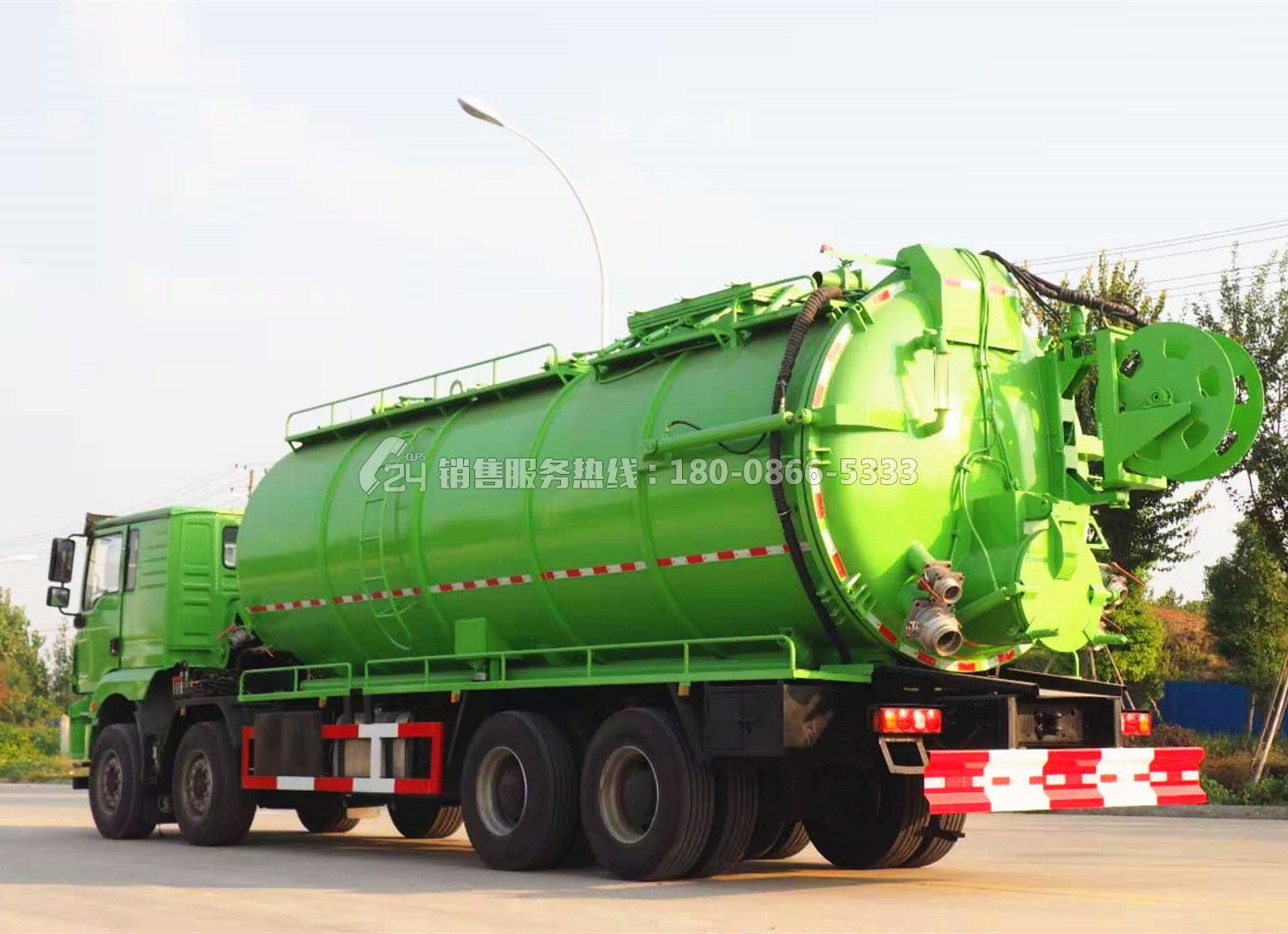 陜汽德龍M3000清洗吸污車34方