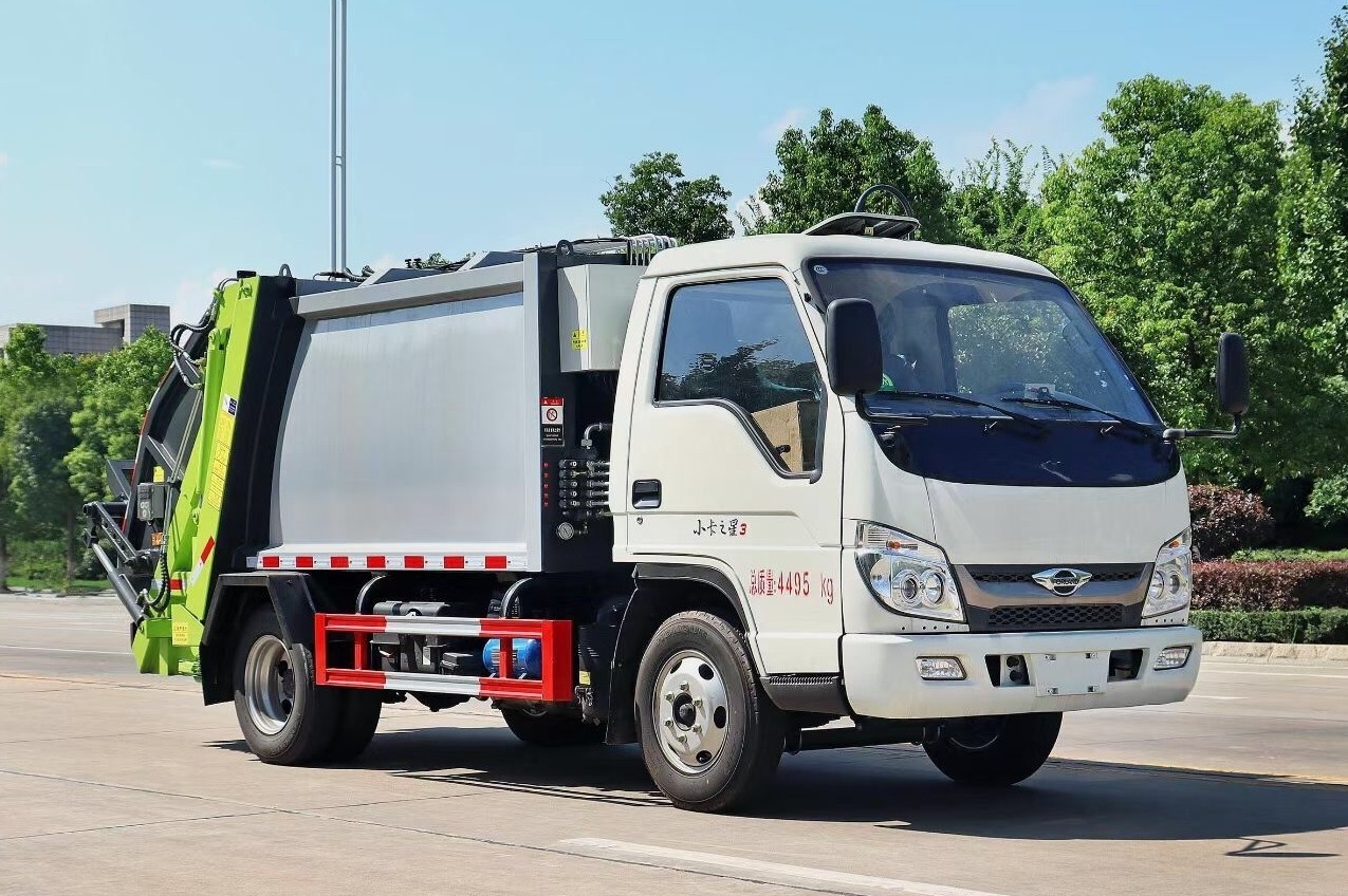 福田時代小卡之星3壓縮式垃圾車4方