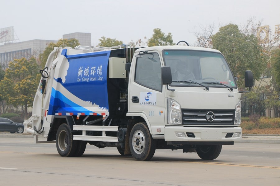 凱馬藍牌壓縮式垃圾車4方