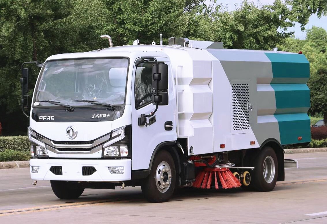 國六-東風多利卡D6洗掃車3+3方
